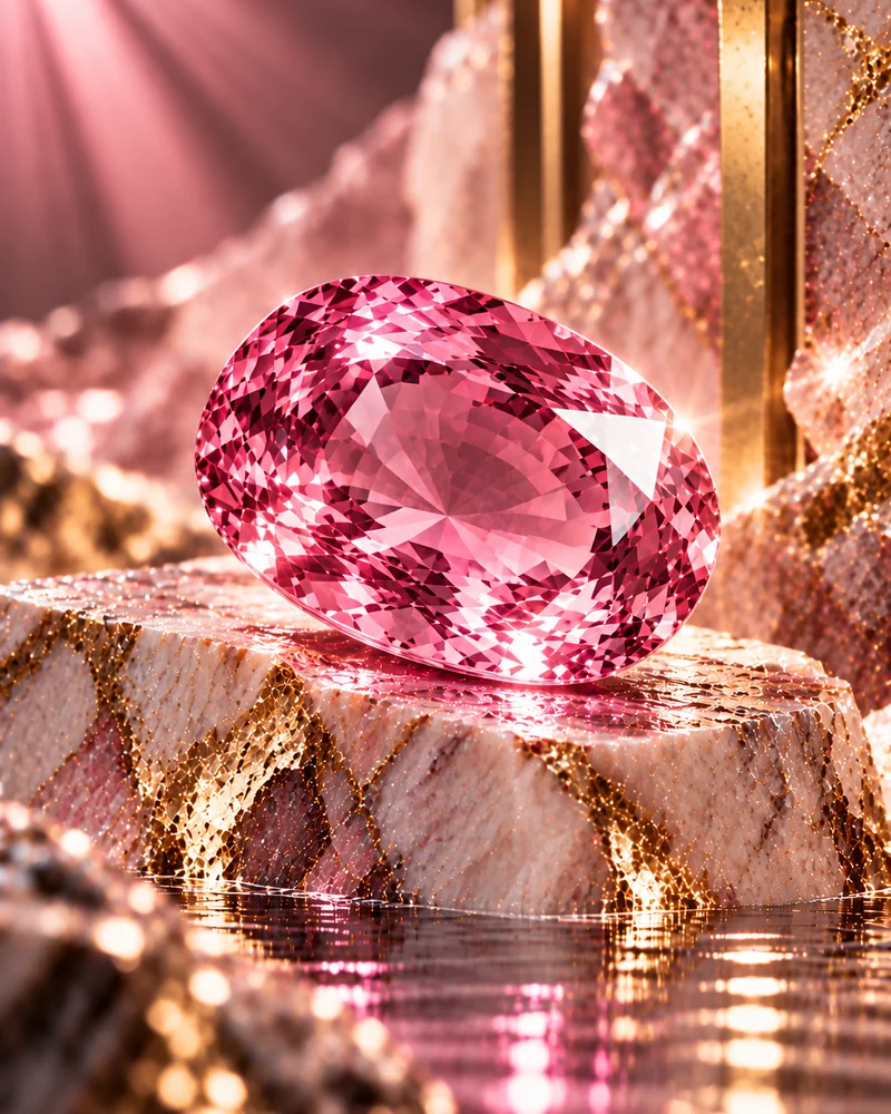 Pink gemstone