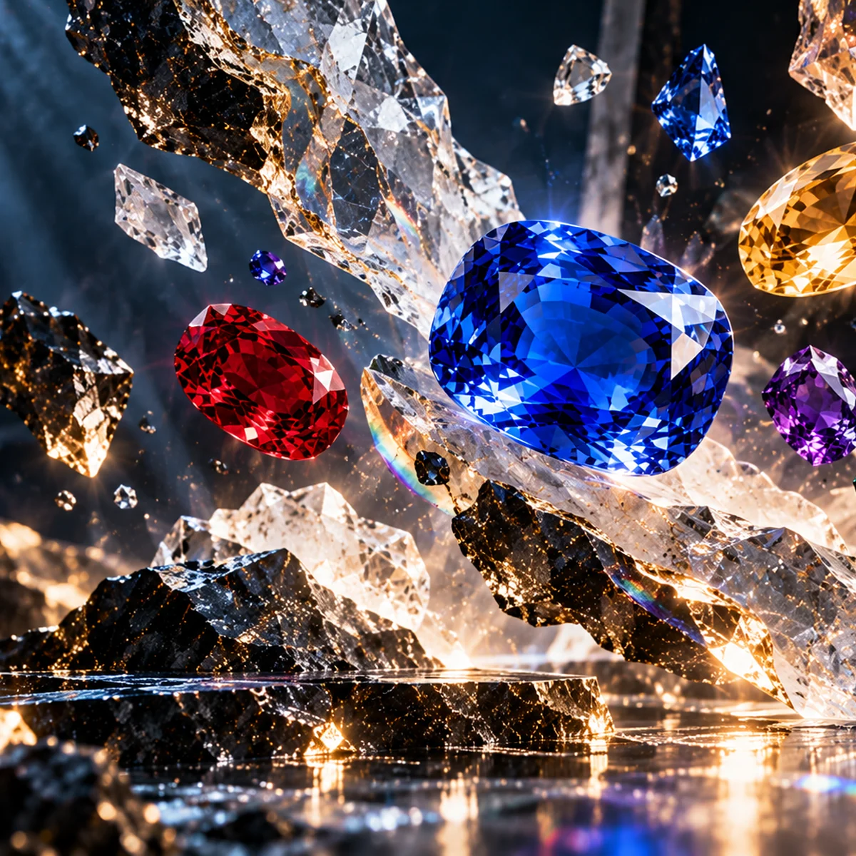 Rare gemstone collection