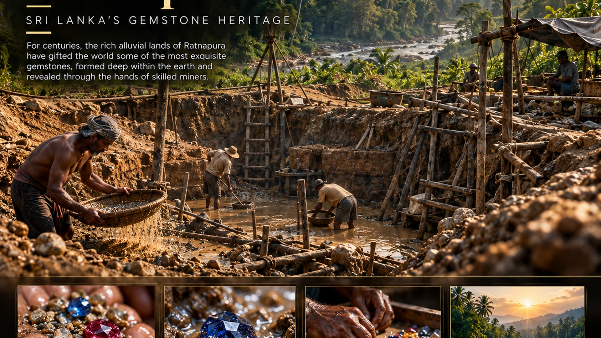 Sri Lankan gem mining heritage