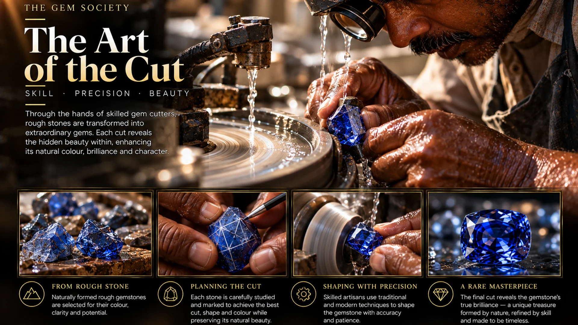 The art of gemstone cutting